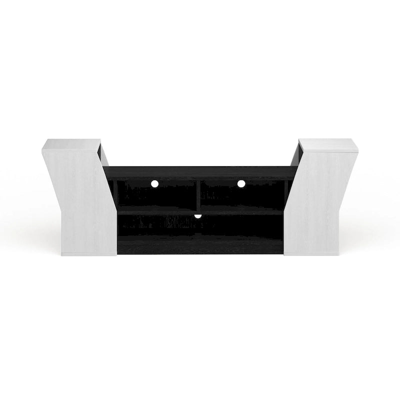 Contemporary 71-inch 3-Open Shelf TV Console