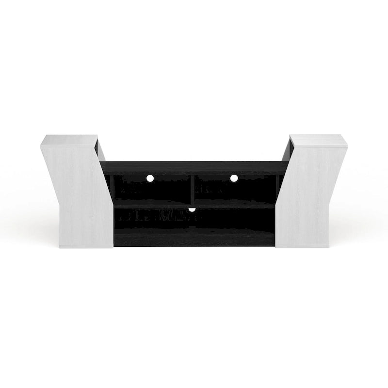 Contemporary 71-inch 3-Open Shelf TV Console