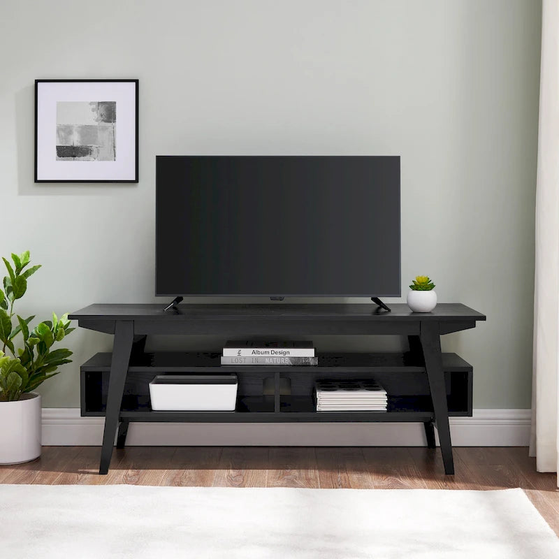 Contemporary Solid Wood Minimal 47-inch TV Stand