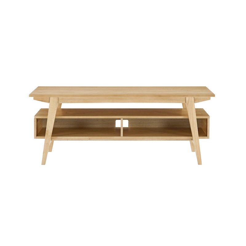 Contemporary Solid Wood Minimal 47-inch TV Stand