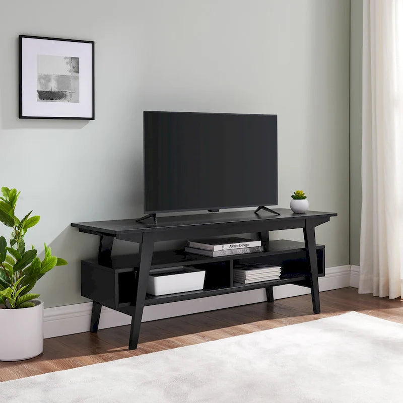 Contemporary Solid Wood Minimal 47-inch TV Stand