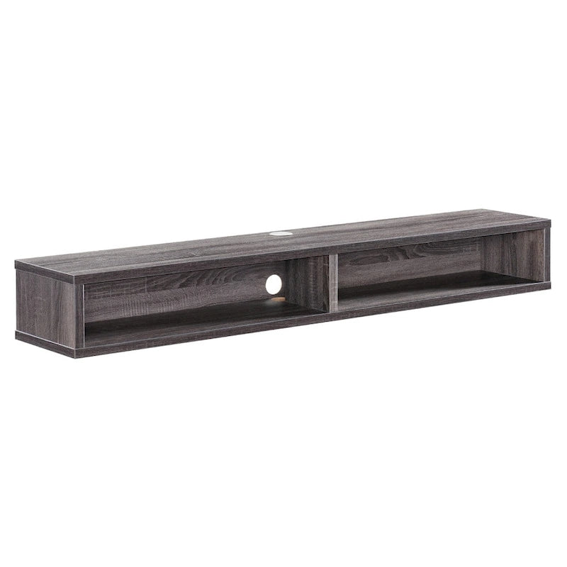 Modern 60-inch 2-Shelf Wall-mounted TV Console