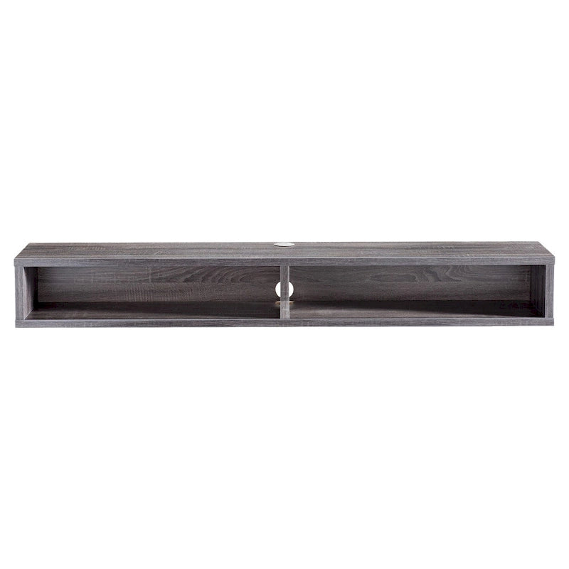 Modern 60-inch 2-Shelf Wall-mounted TV Console