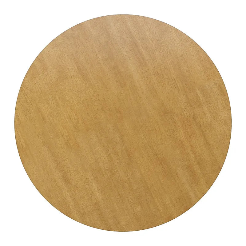 Round Two-Tone Dining Table