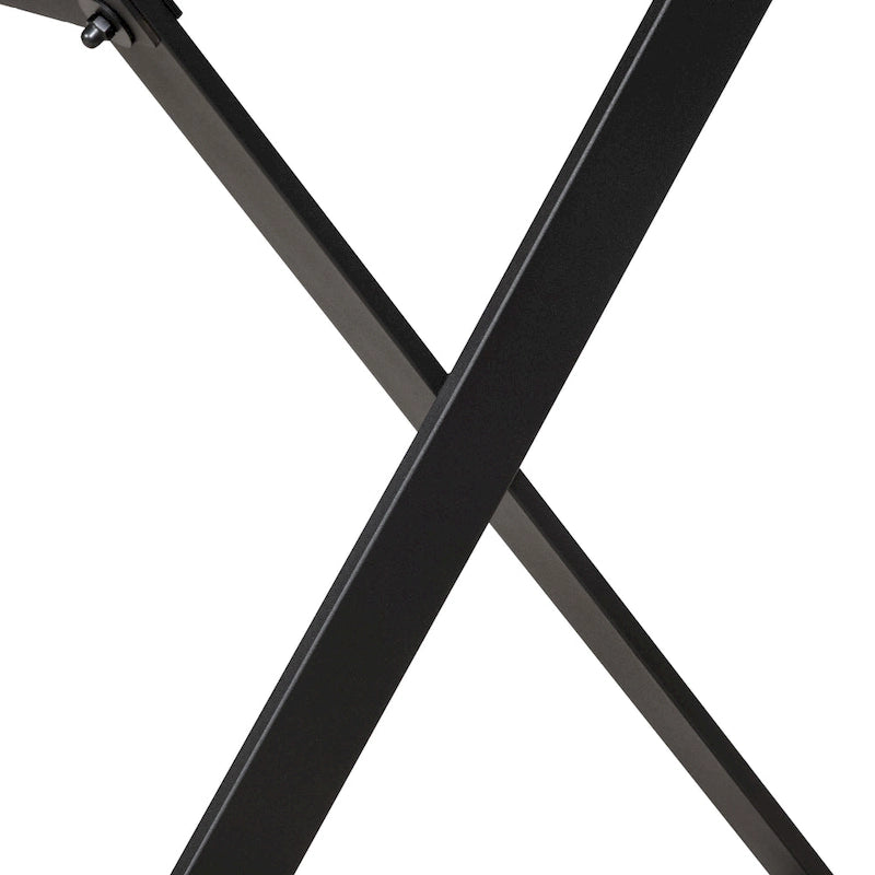 Industrial Black 59-inch Metal Computer Desk with USB