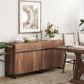 Modern Buffet Sideboards with Adjustable Shelves, Coffee Bar Table for Dining Room