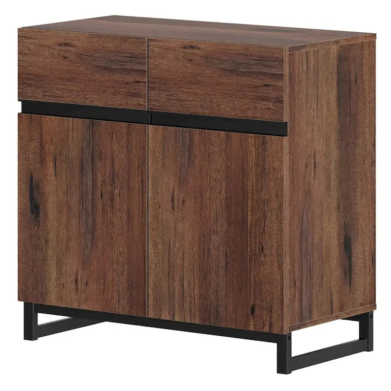 Modern Buffet Sideboards with Adjustable Shelves, Coffee Bar Table for Dining Room