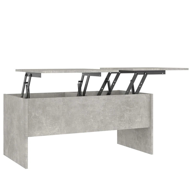 Tavolino da caffè con piano sollevabile, tavolino laterale d'accento accanto al divano, in legno ingegnerizzato - 40.2 x 19.9 x 18.3