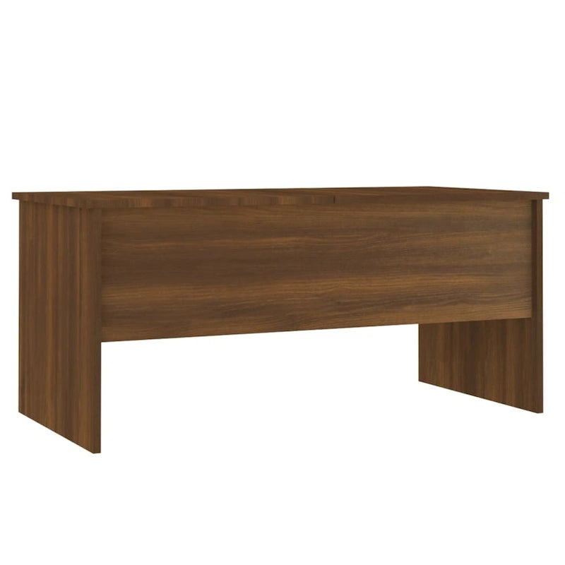 Stolik kawowy z podnoszonym blatem, stolik boczny przy sofie, mebel akcentujący z płyty drewnopochodnej - 40.2 x 19.9 x 18.3