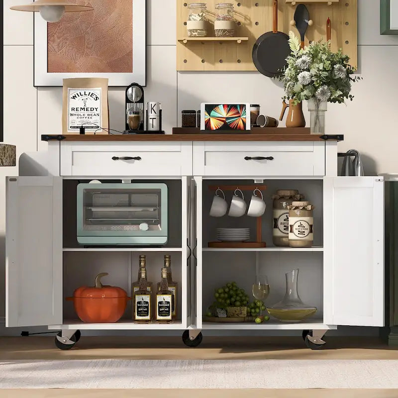 Carrello da cucina con rotelle