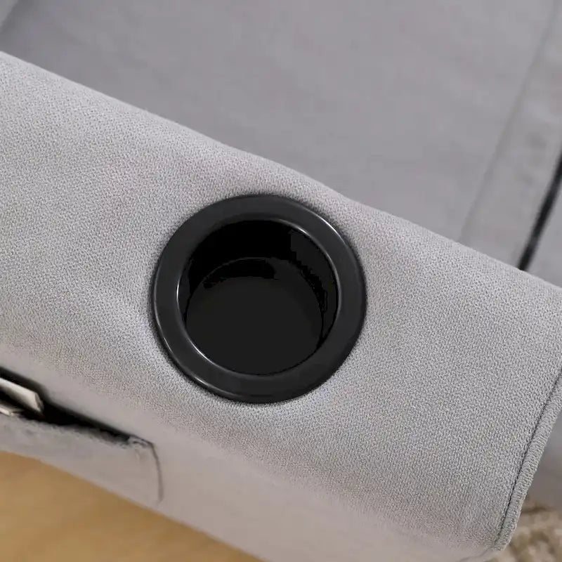 Divano futon imbottito con letto estraibile, divanetto capitonné pieghevole disponibile in vari colori, con portabicchieri